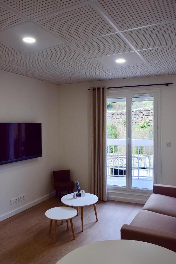Hotel Et Appartements Les Platanes Thueyts 외부 사진