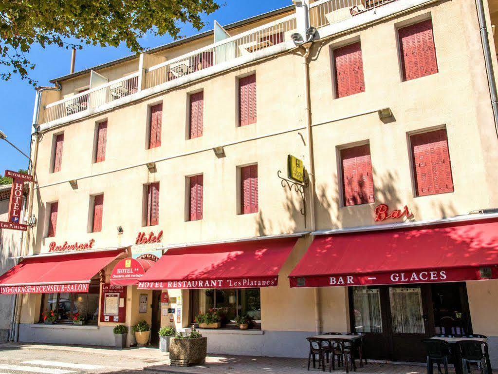 Hotel Et Appartements Les Platanes Thueyts 외부 사진